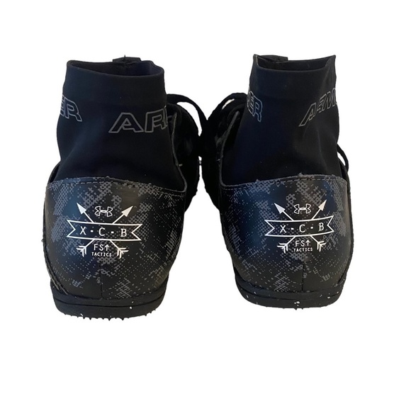 Nwot Under Armor Charged Bandit XC Spikeless Track Racing Shoe Black size 8 1/2 - Picture 6 of 12